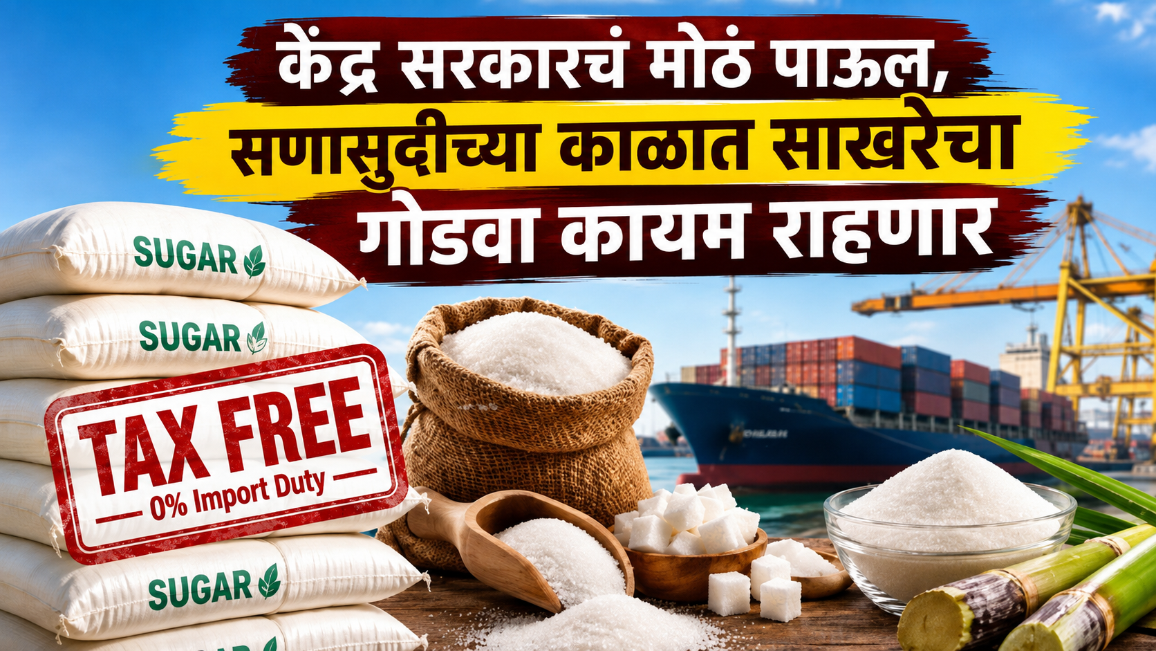 सणासुदीच्या काळात साखरेचा गोडवा कायम राहणार